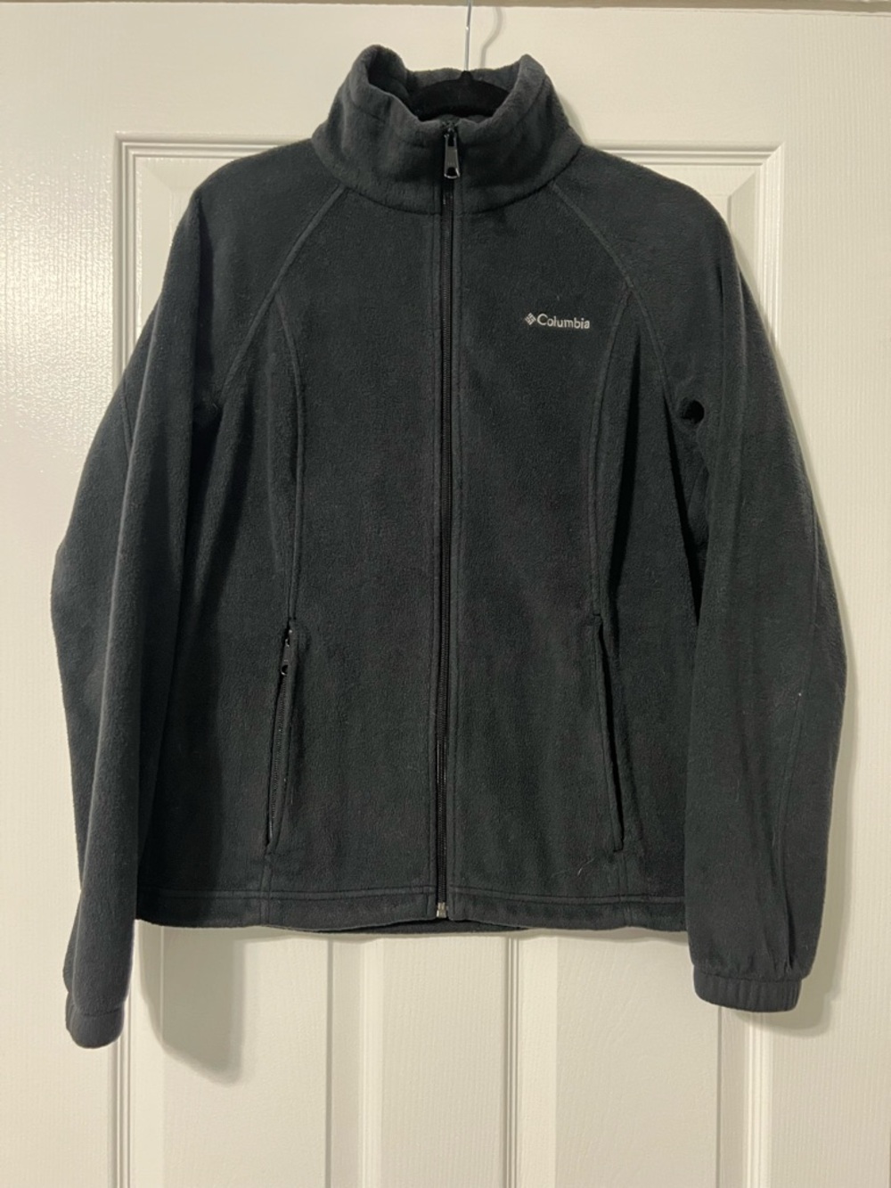 Columbia Black Zip-Up Fleece Jacket
